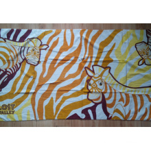 (BC-BT1020) Colorful 100% Velvet Carton Beach Towel